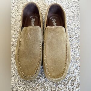 Cream Suede Leather Kids Shoes